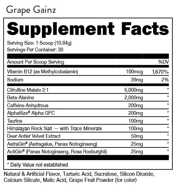 Bucked Up-Grape Gainz