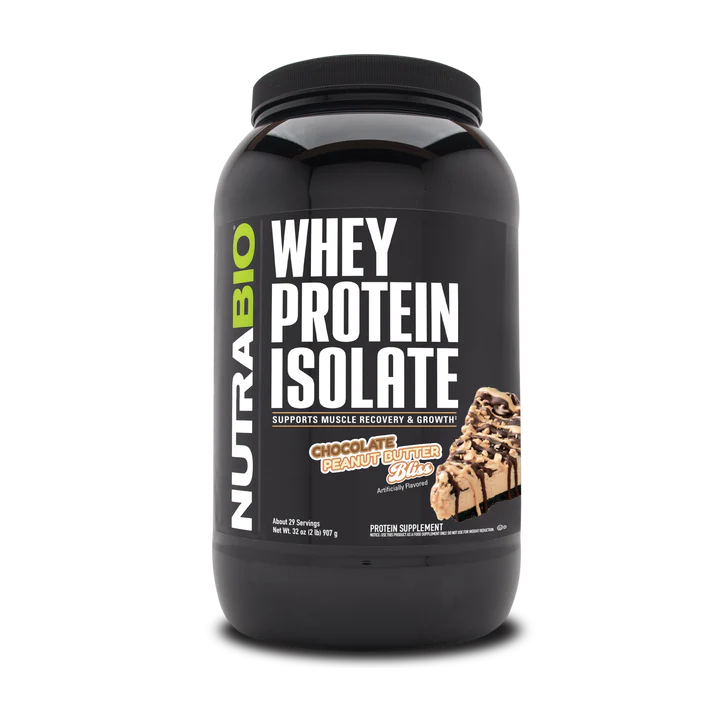NutraBio-Whey Isolate-Chocolate PB-2lb