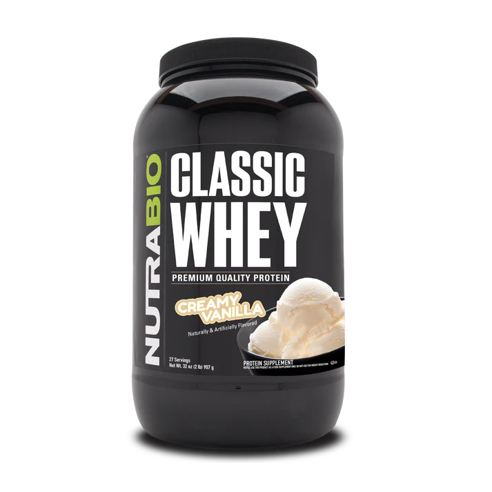 NutraBio-Classic Whey-Creamy Vanilla-2lb